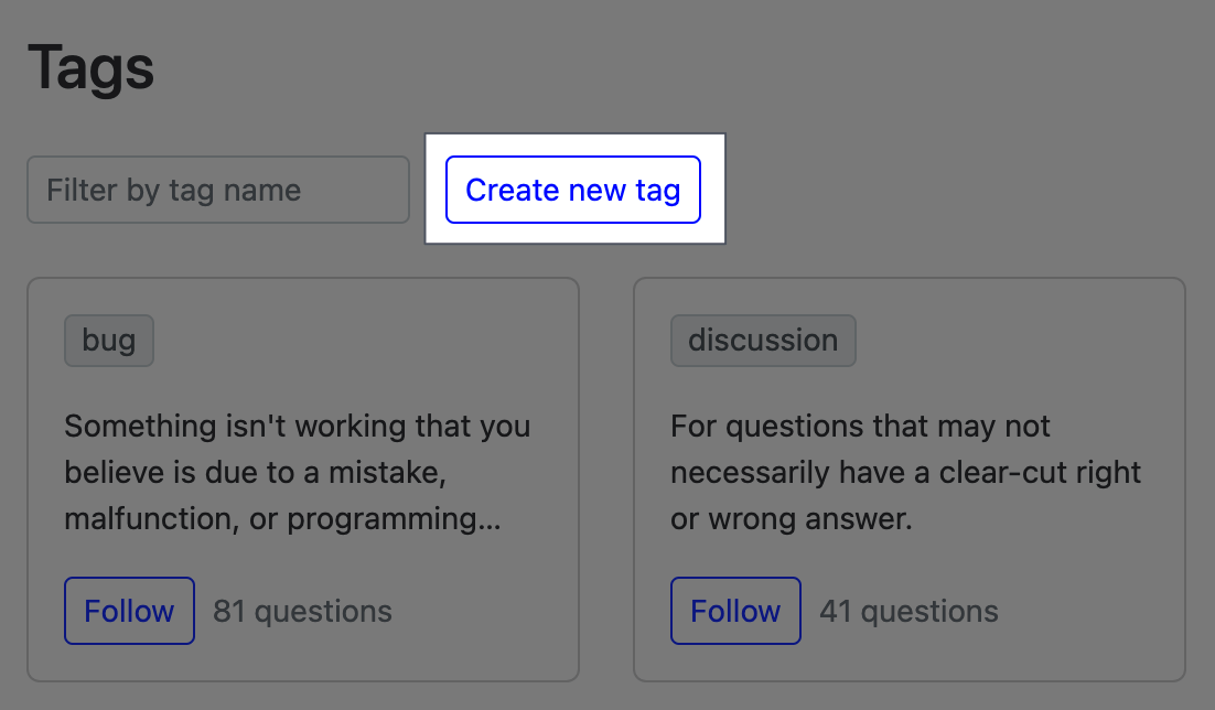 Create New Tag in Answer
